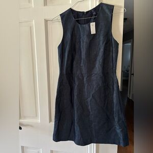 Gap slim shift dress dark denim